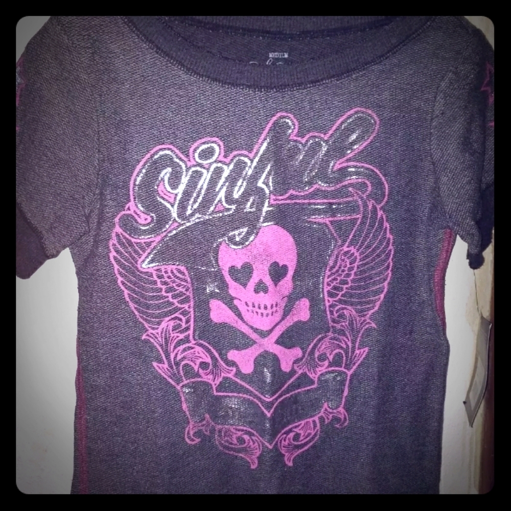 Distressed sinful love & pride shirt